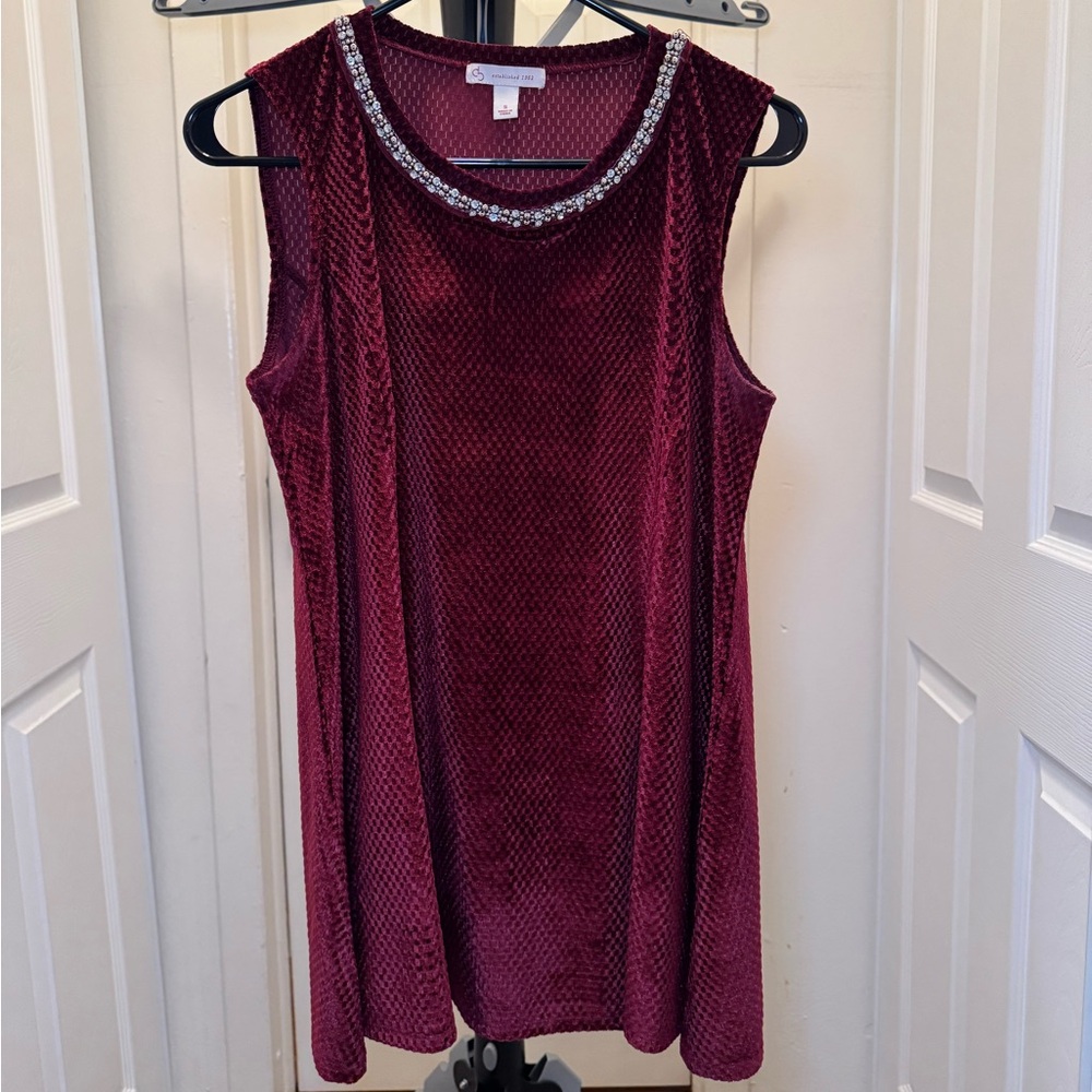 Dressbarn Velvety Sleeveless Top